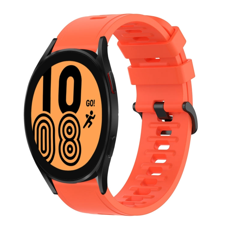 Cinturino in silicone morbido tinta unita da 20 mm, For Samsung Galaxy Watch 5 Pro 45mm, For Samsung Galaxy Watch 4 44mm