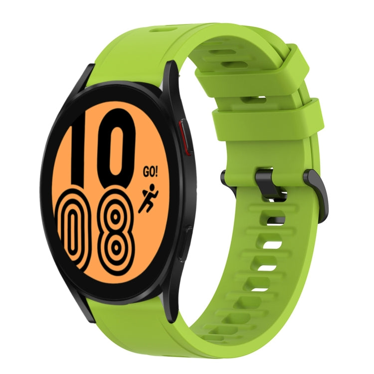 Cinturino in silicone morbido tinta unita da 20 mm, For Samsung Galaxy Watch 5 Pro 45mm, For Samsung Galaxy Watch 4 44mm