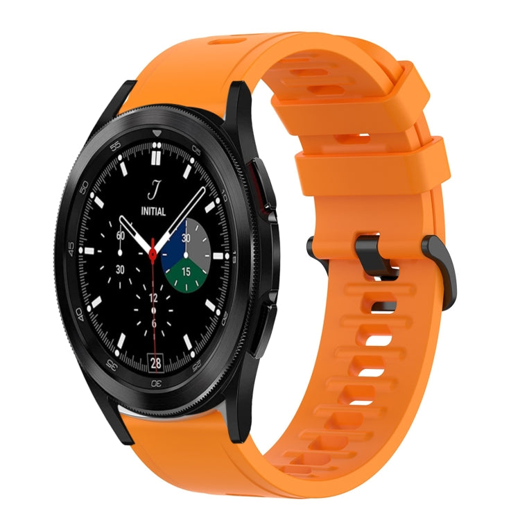 Cinturino in silicone morbido tinta unita da 20 mm, For Samsung  Galaxy Watch 4 Classic 46mm, For Samsung Galaxy Watch Active 2 40mm