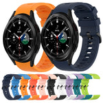Cinturino in silicone morbido tinta unita da 20 mm, For Samsung  Galaxy Watch 4 Classic 46mm, For Samsung Galaxy Watch Active 2 40mm
