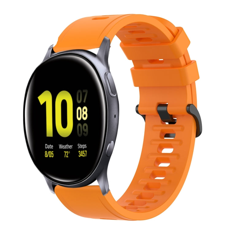 Cinturino in silicone morbido tinta unita da 20 mm, For Samsung  Galaxy Watch 4 Classic 46mm, For Samsung Galaxy Watch Active 2 40mm