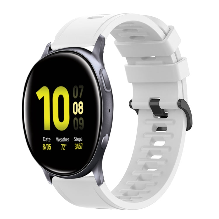 Cinturino in silicone morbido tinta unita da 20 mm, For Samsung Galaxy Watch Active 2 44mm, For Samsung Galaxy Watch 42mm
