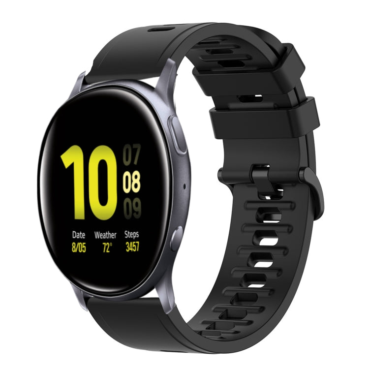 Cinturino in silicone morbido tinta unita da 20 mm, For Samsung Galaxy Watch Active 2 44mm, For Samsung Galaxy Watch 42mm