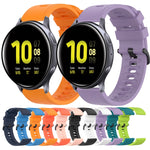 Cinturino in silicone morbido tinta unita da 20 mm, For Samsung Galaxy Watch Active 2 44mm, For Samsung Galaxy Watch 42mm