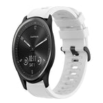 Cinturino in silicone morbido tinta unita da 20 mm, For Garmin Vivomove Sport, For Garmin Venu 2 Plus