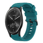 Cinturino in silicone morbido tinta unita da 20 mm, For Garmin Vivomove Sport, For Garmin Venu 2 Plus