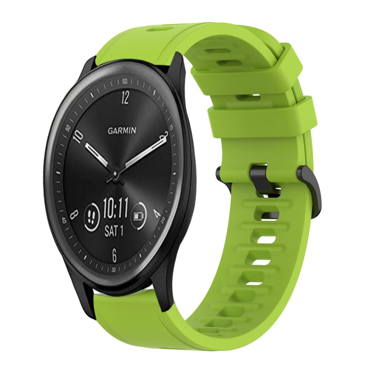 Cinturino in silicone morbido tinta unita da 20 mm, For Garmin Vivomove Sport, For Garmin Venu 2 Plus