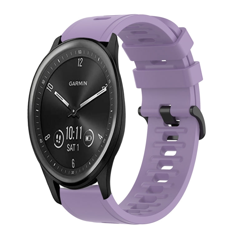 Cinturino in silicone morbido tinta unita da 20 mm, For Garmin Vivomove Sport, For Garmin Venu 2 Plus