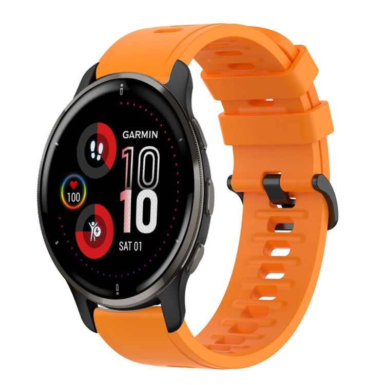 Cinturino in silicone morbido tinta unita da 20 mm, For Garmin Vivomove Sport, For Garmin Venu 2 Plus