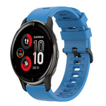 Cinturino in silicone morbido tinta unita da 20 mm, For Garmin Vivomove Sport, For Garmin Venu 2 Plus