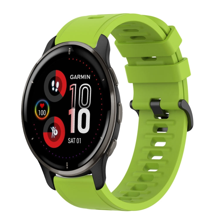 Cinturino in silicone morbido tinta unita da 20 mm, For Garmin Vivomove Sport, For Garmin Venu 2 Plus