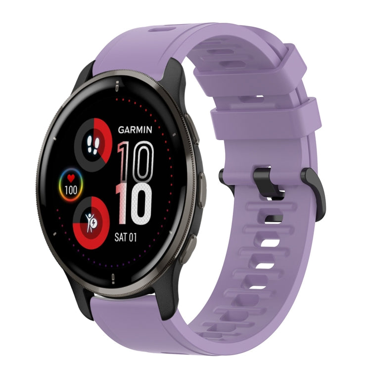 Cinturino in silicone morbido tinta unita da 20 mm, For Garmin Vivomove Sport, For Garmin Venu 2 Plus