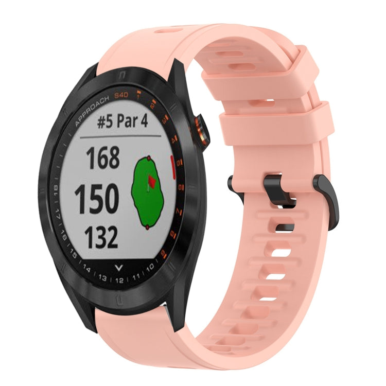 Cinturino in silicone morbido tinta unita da 20 mm, For Garmin Approach S40, For Garmin Forerunner 158