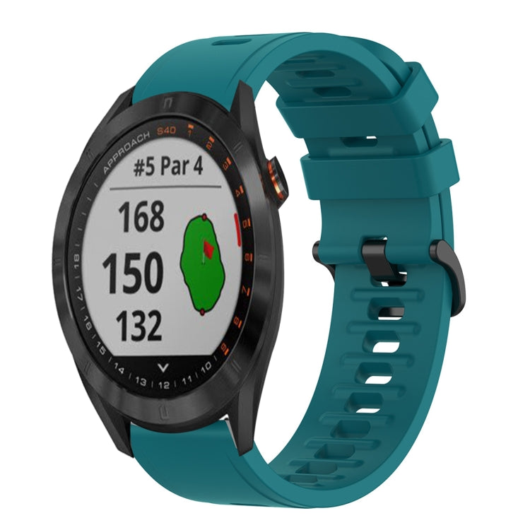 Cinturino in silicone morbido tinta unita da 20 mm, For Garmin Approach S40, For Garmin Forerunner 158