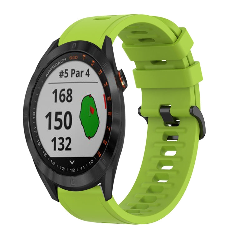 Cinturino in silicone morbido tinta unita da 20 mm, For Garmin Approach S40, For Garmin Forerunner 158