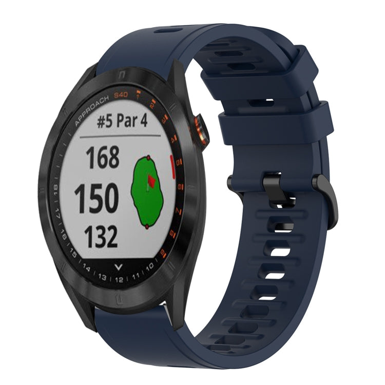 Cinturino in silicone morbido tinta unita da 20 mm, For Garmin Approach S40, For Garmin Forerunner 158