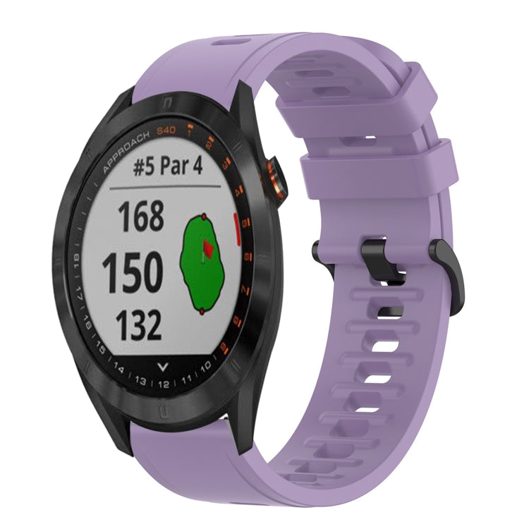 Cinturino in silicone morbido tinta unita da 20 mm, For Garmin Approach S40, For Garmin Forerunner 158
