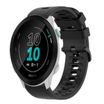 Cinturino in silicone morbido tinta unita da 20 mm, For Garmin Approach S40, For Garmin Forerunner 158