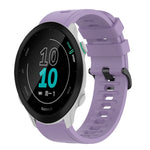 Cinturino in silicone morbido tinta unita da 20 mm, For Garmin Approach S40, For Garmin Forerunner 158