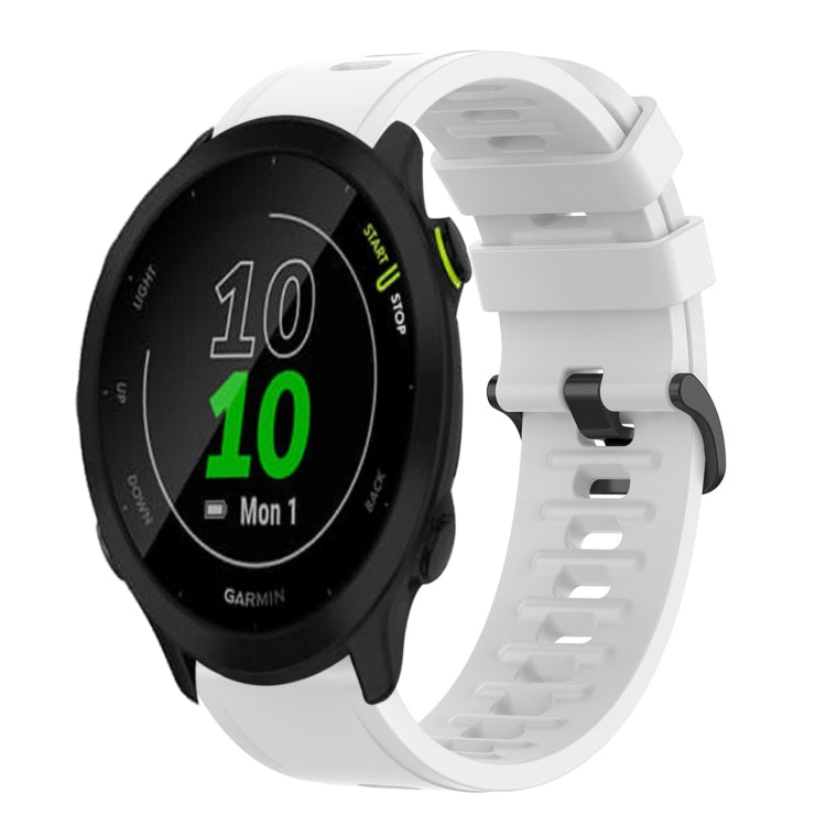 Cinturino in silicone morbido tinta unita da 20 mm, For Garmin Forerunner 55, For Garmin Venu