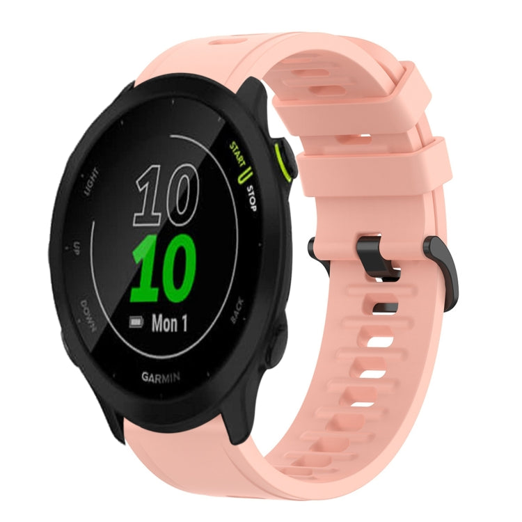 Cinturino in silicone morbido tinta unita da 20 mm, For Garmin Forerunner 55, For Garmin Venu