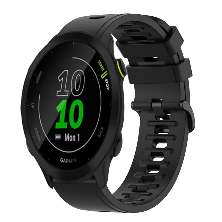 Cinturino in silicone morbido tinta unita da 20 mm, For Garmin Forerunner 55, For Garmin Venu