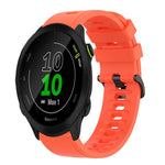 Cinturino in silicone morbido tinta unita da 20 mm, For Garmin Forerunner 55, For Garmin Venu