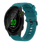 Cinturino in silicone morbido tinta unita da 20 mm, For Garmin Forerunner 55, For Garmin Venu