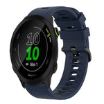 Cinturino in silicone morbido tinta unita da 20 mm, For Garmin Forerunner 55, For Garmin Venu