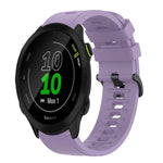 Cinturino in silicone morbido tinta unita da 20 mm, For Garmin Forerunner 55, For Garmin Venu