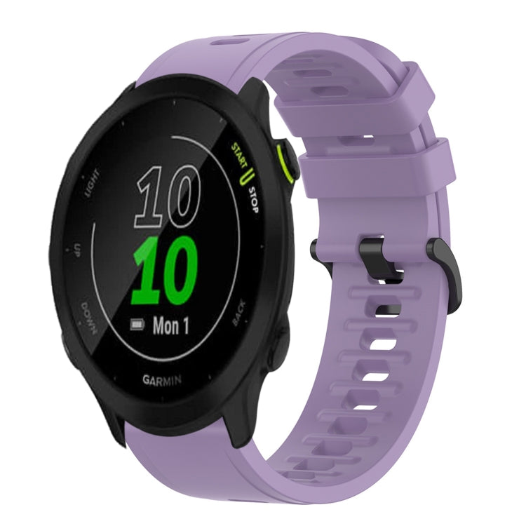 Cinturino in silicone morbido tinta unita da 20 mm, For Garmin Forerunner 55, For Garmin Venu