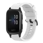 Cinturino in silicone morbido tinta unita da 20 mm, For Garmin Venu SQ, For Garminmove Luxe