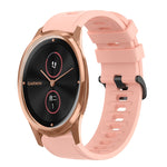 Cinturino in silicone morbido tinta unita da 20 mm, For Garmin Venu SQ, For Garminmove Luxe