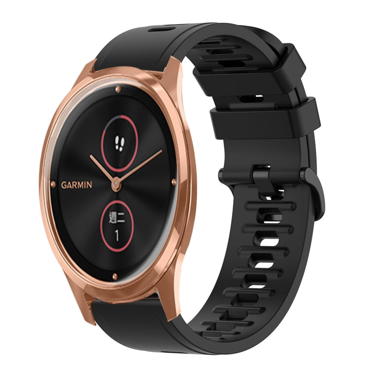 Cinturino in silicone morbido tinta unita da 20 mm, For Garmin Venu SQ, For Garminmove Luxe