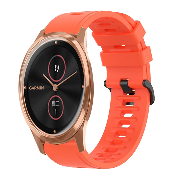 Cinturino in silicone morbido tinta unita da 20 mm, For Garmin Venu SQ, For Garminmove Luxe