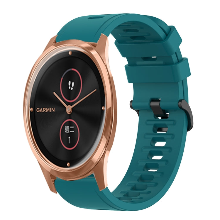 Cinturino in silicone morbido tinta unita da 20 mm, For Garmin Venu SQ, For Garminmove Luxe