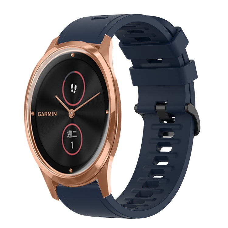 Cinturino in silicone morbido tinta unita da 20 mm, For Garmin Venu SQ, For Garminmove Luxe
