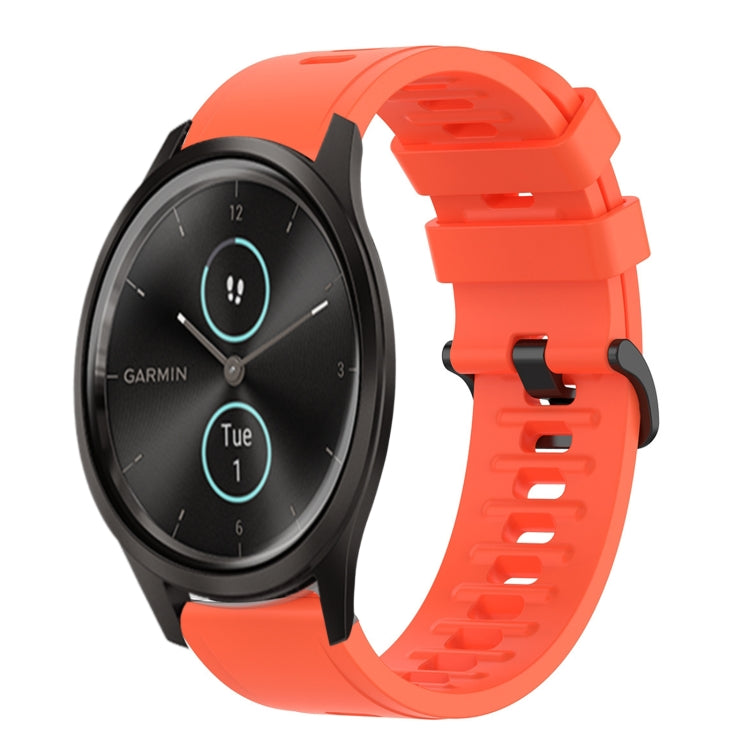 Cinturino in silicone morbido tinta unita da 20 mm, For Garmin Garminmove Style, For Garmin Forerunner 645 Music