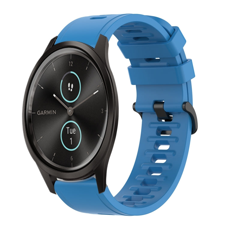 Cinturino in silicone morbido tinta unita da 20 mm, For Garmin Garminmove Style, For Garmin Forerunner 645 Music