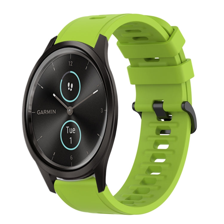 Cinturino in silicone morbido tinta unita da 20 mm, For Garmin Garminmove Style, For Garmin Forerunner 645 Music