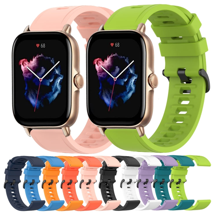 Cinturino in silicone morbido tinta unita da 20 mm, For Amazfit GTS 3, For Amazfit GTS 2E