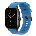 Cinturino in silicone morbido tinta unita da 20 mm, For Amazfit GTS 3, For Amazfit GTS 2E