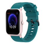 Cinturino in silicone morbido tinta unita da 20 mm, For Amazfit Pop Pro, For Amazfit Pop