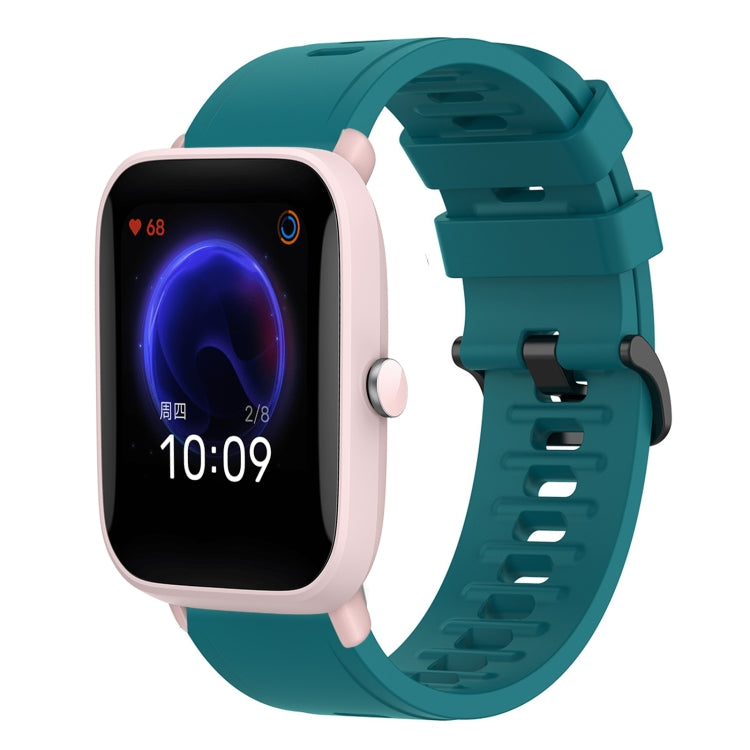 Cinturino in silicone morbido tinta unita da 20 mm, For Amazfit Pop Pro, For Amazfit Pop