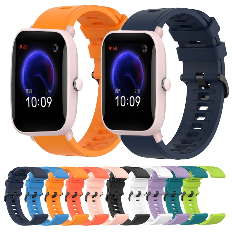 Cinturino in silicone morbido tinta unita da 20 mm, For Amazfit Pop Pro, For Amazfit Pop