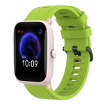 Cinturino in silicone morbido tinta unita da 20 mm, For Amazfit Pop Pro, For Amazfit Pop