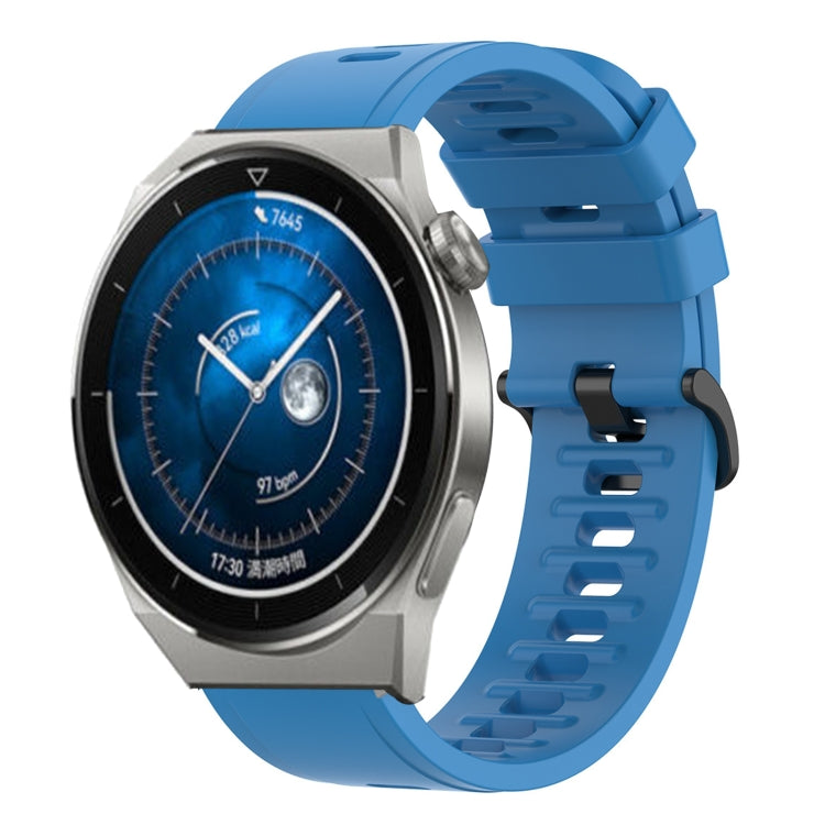 Cinturino in silicone morbido tinta unita da 20 mm, For Huawei Watch GT3 Pro 43mm, For Huawei Watch GT3 42mm