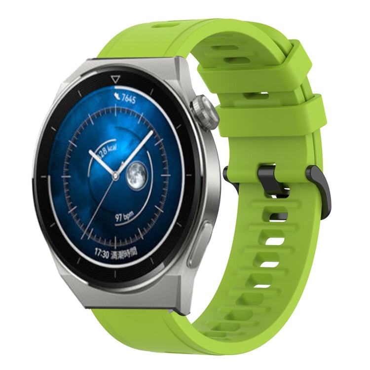 Cinturino in silicone morbido tinta unita da 20 mm, For Huawei Watch GT3 Pro 43mm, For Huawei Watch GT3 42mm