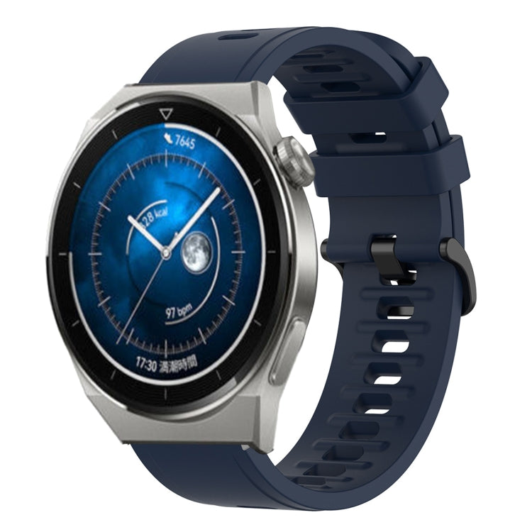 Cinturino in silicone morbido tinta unita da 20 mm, For Huawei Watch GT3 Pro 43mm, For Huawei Watch GT3 42mm