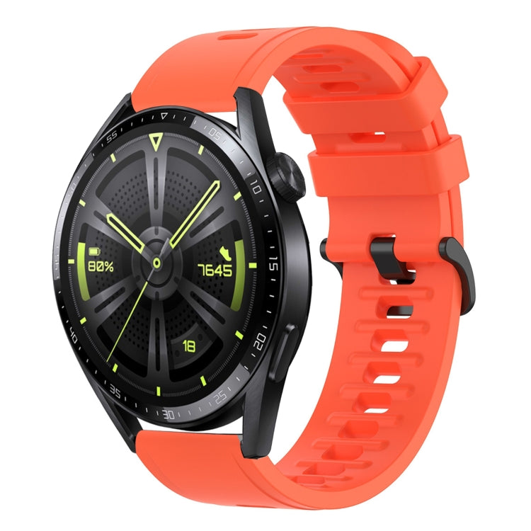 Cinturino in silicone morbido tinta unita da 20 mm, For Huawei Watch GT3 Pro 43mm, For Huawei Watch GT3 42mm